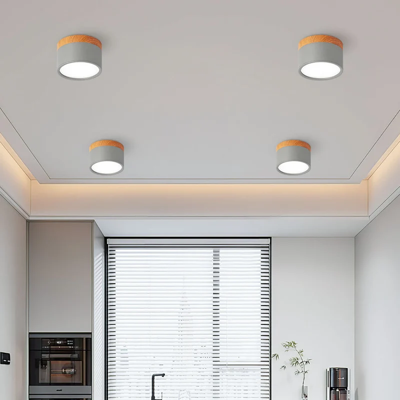 Modern Cylindrical LED Ceiling Flush Mount Lamp