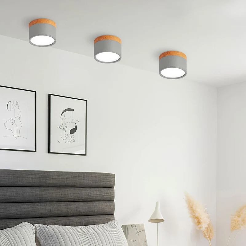 Modern Cylindrical LED Ceiling Flush Mount Lamp