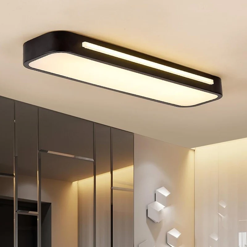 Nordic Minimalist Long LED Ceiling Lamp