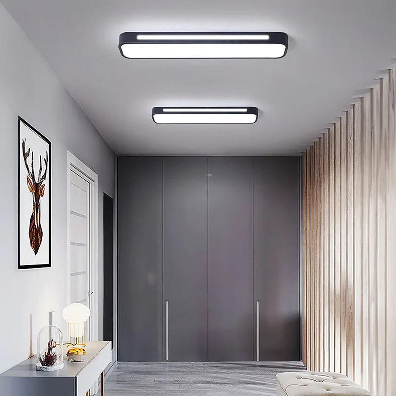 Nordic Minimalist Long LED Ceiling Lamp