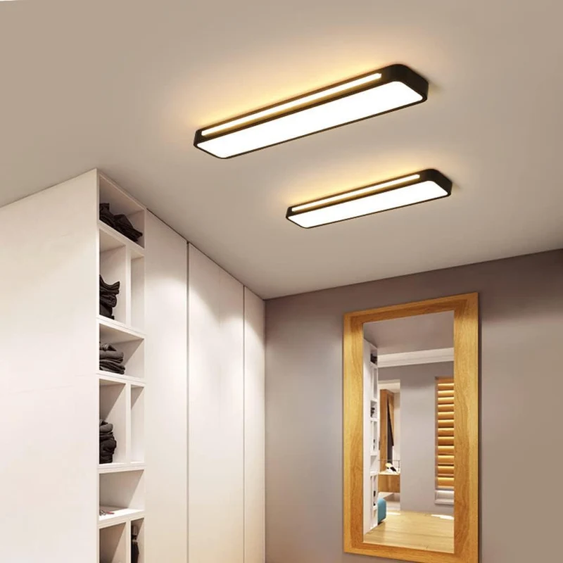 Nordic Minimalist Long LED Ceiling Lamp