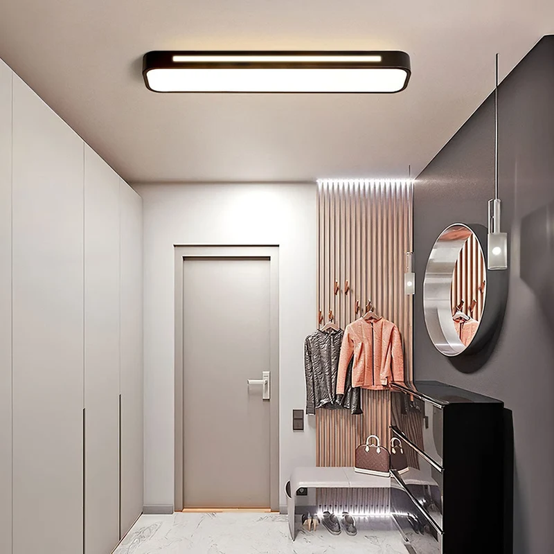 Nordic Minimalist Long LED Ceiling Lamp