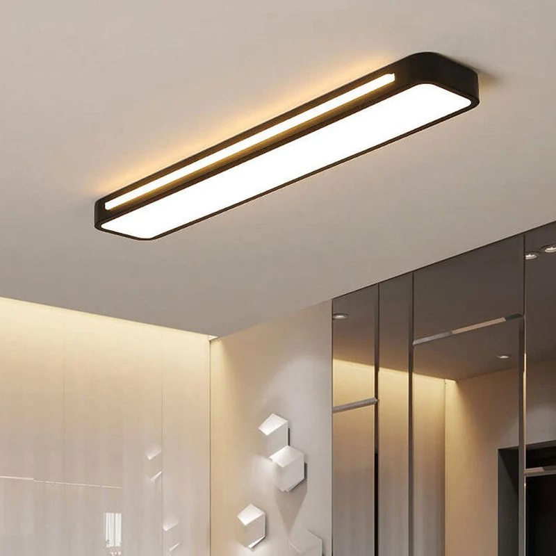 Nordic Minimalist Long LED Ceiling Lamp