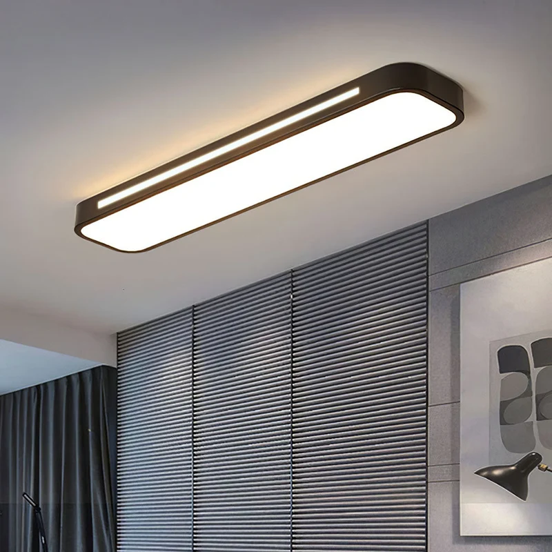 Nordic Minimalist Long LED Ceiling Lamp