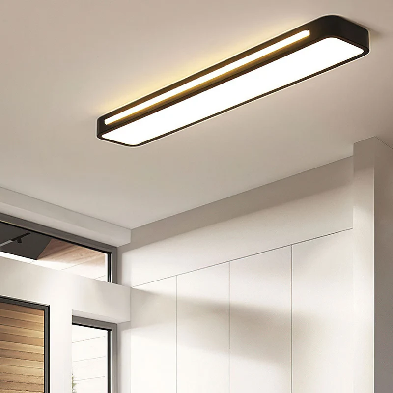 Nordic Minimalist Long LED Ceiling Lamp
