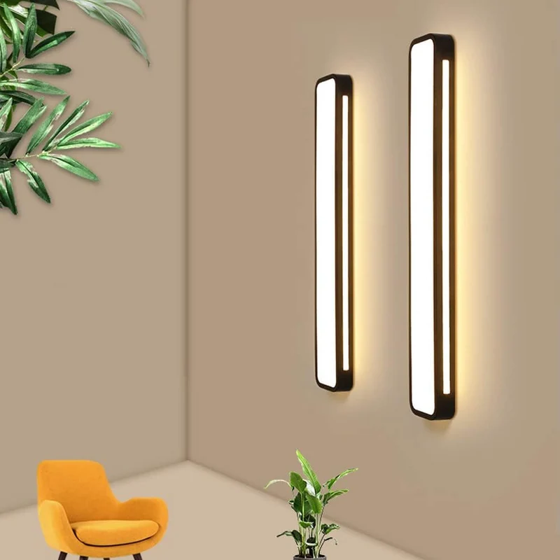 Nordic Minimalist Long LED Ceiling Lamp