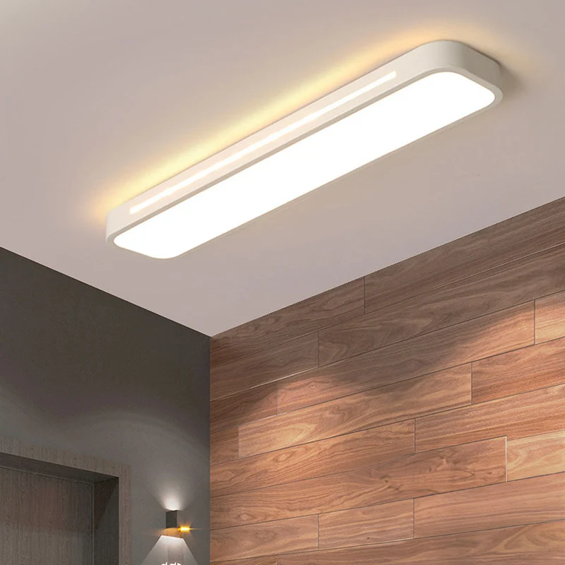 Nordic Minimalist Long LED Ceiling Lamp