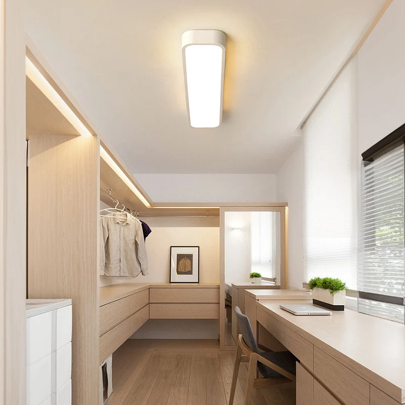 Nordic Minimalist Long LED Ceiling Lamp