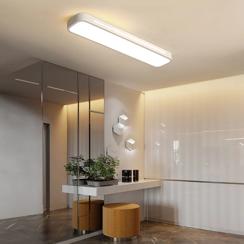 Nordic Minimalist Long LED Ceiling Lamp