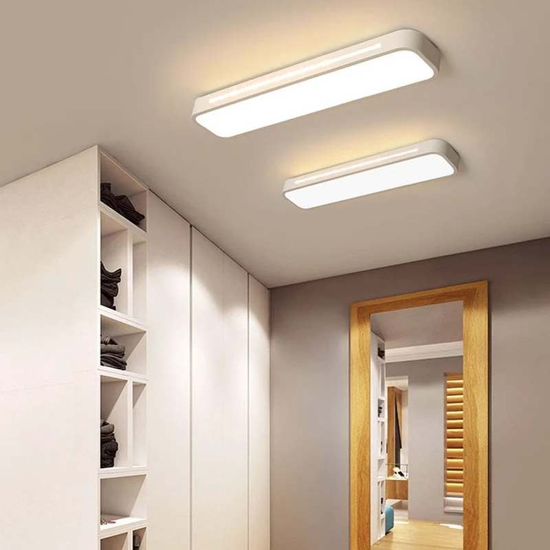 Nordic Minimalist Long LED Ceiling Lamp