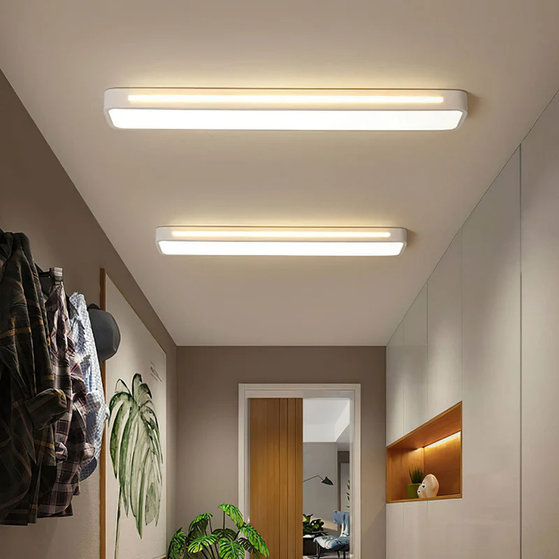 Nordic Minimalist Long LED Ceiling Lamp