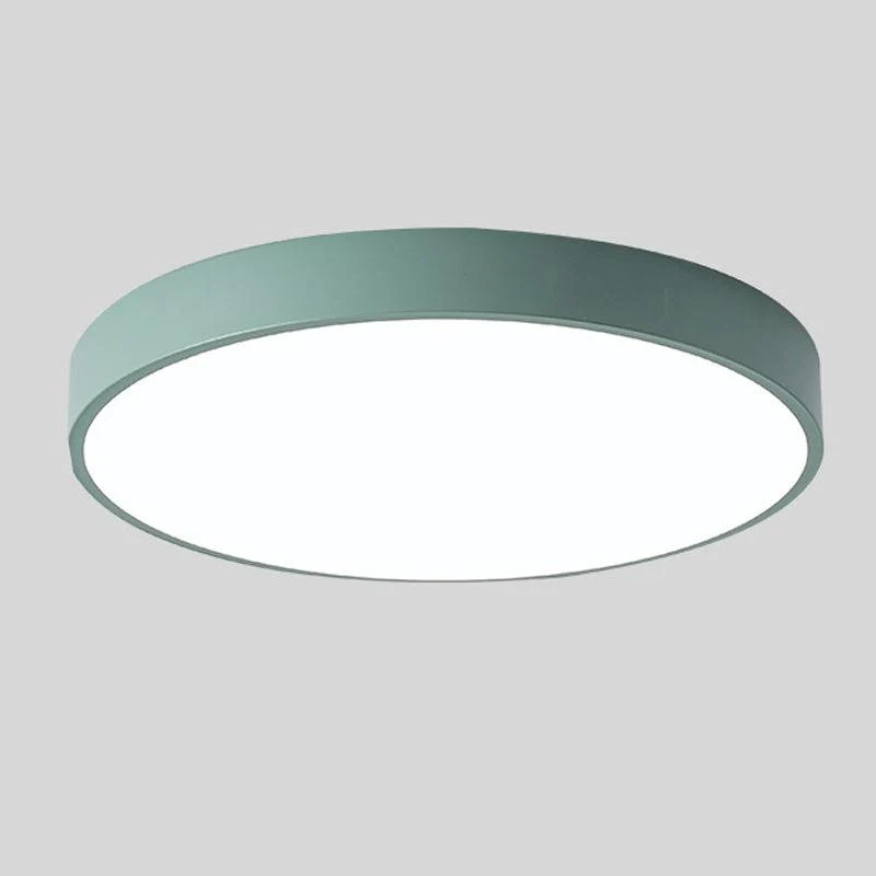 Modern Wooden LED Ceiling Flush Mount Lamp