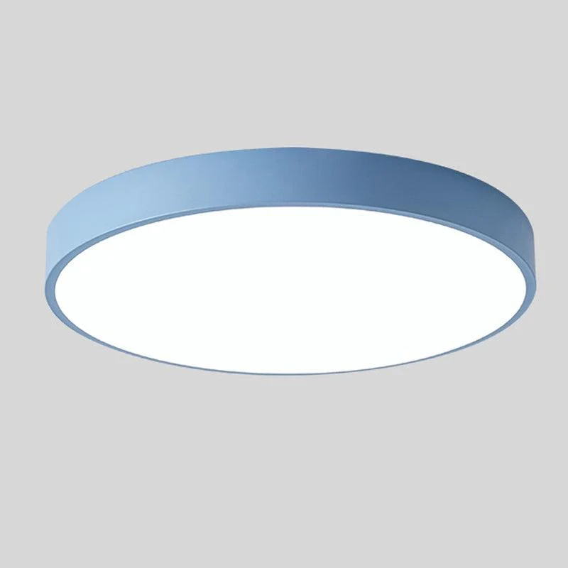 Modern Wooden LED Ceiling Flush Mount Lamp