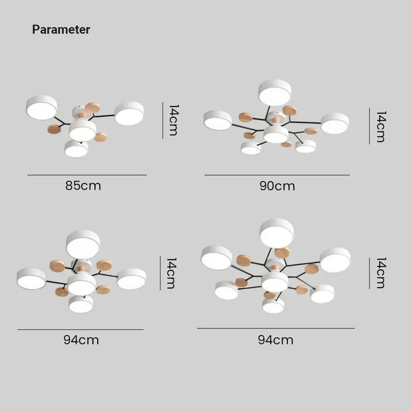 Modern LED Ceiling Flush Mount Lamp