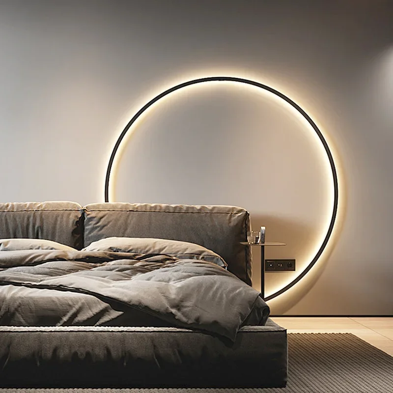 Modern Round Minimalist Style LED Wall Lamp