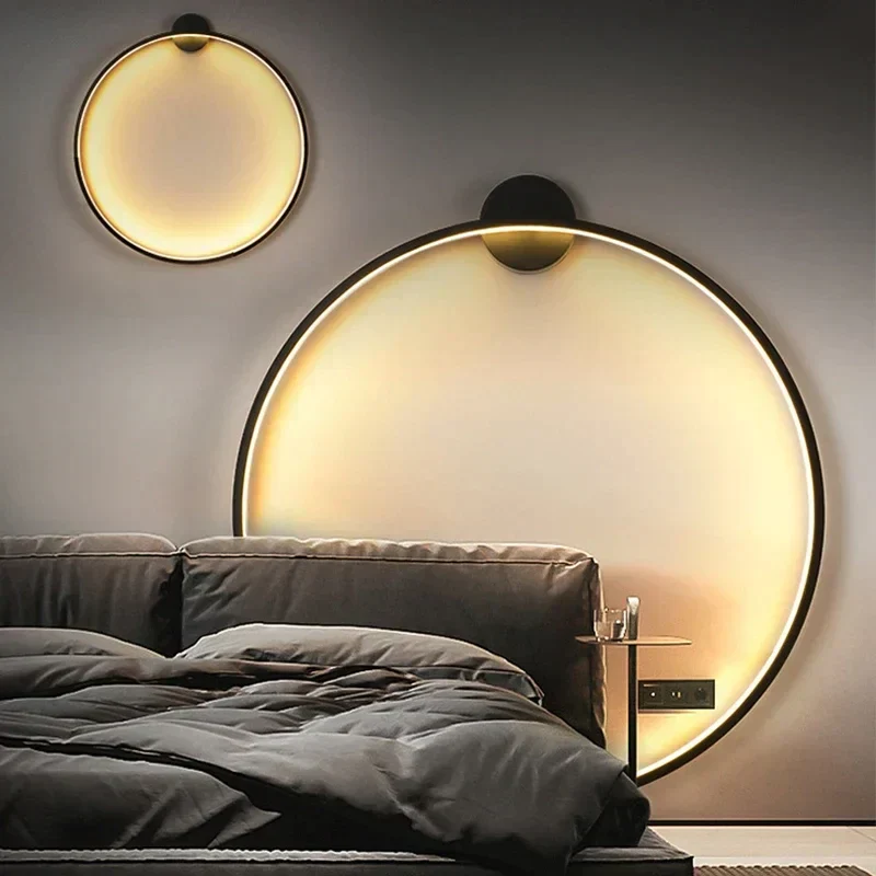 Modern Round Minimalist Style LED Wall Lamp