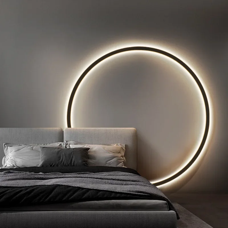 Modern Round Minimalist Style LED Wall Lamp