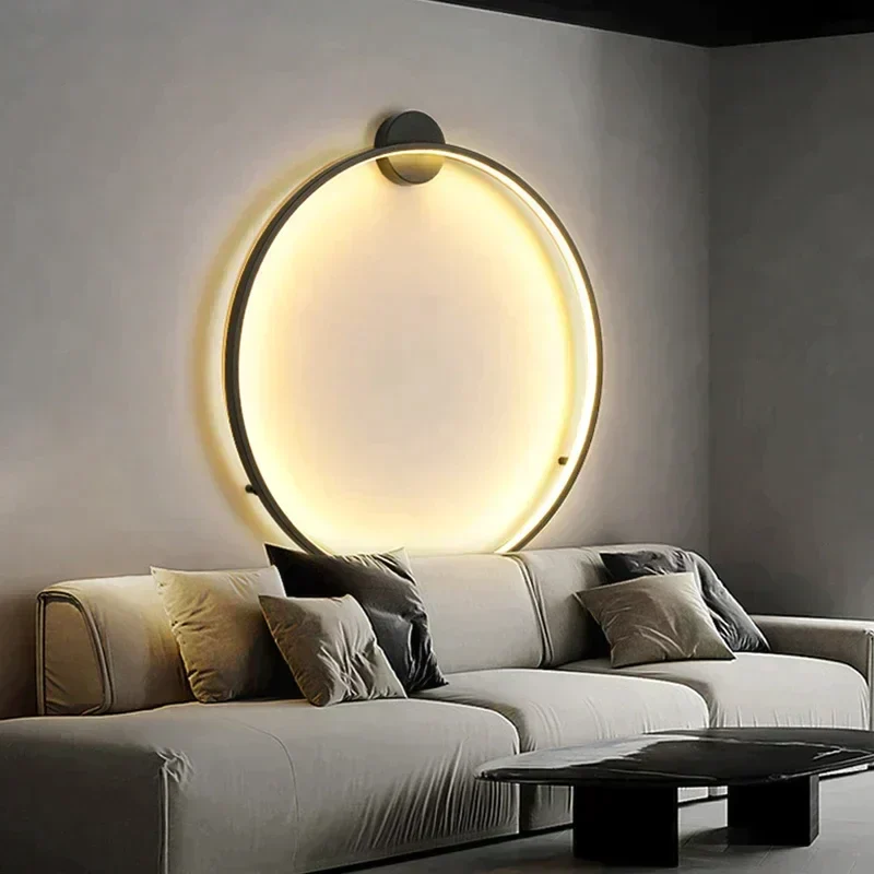 Modern Round Minimalist Style LED Wall Lamp