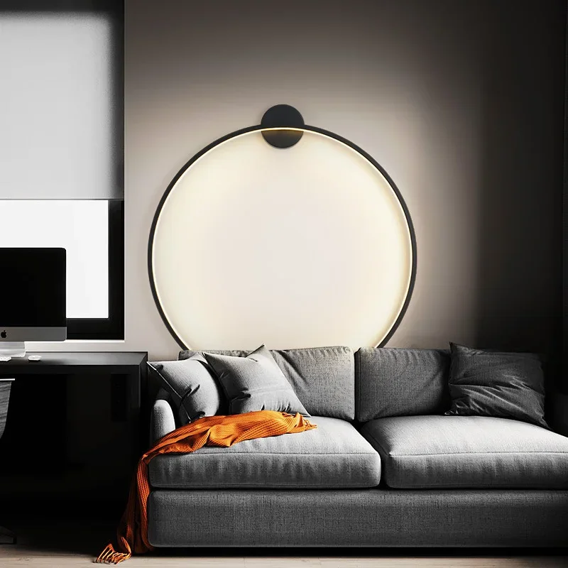 Modern Round Minimalist Style LED Wall Lamp