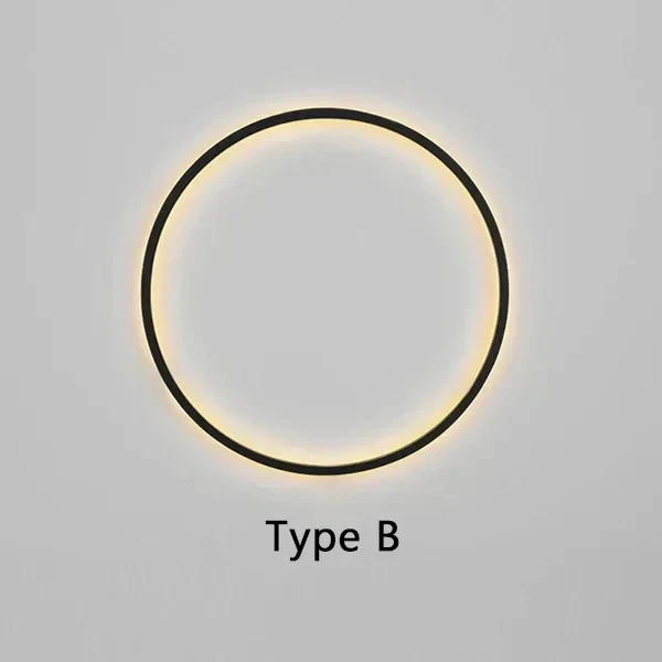 Modern Round Minimalist Style LED Wall Lamp