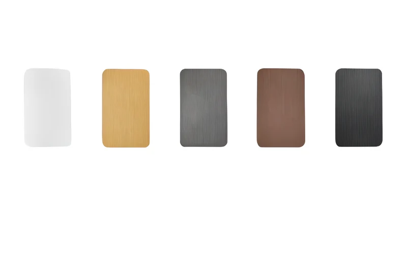 Modern Rectangular Metal LED Wall Lamp for Interiors