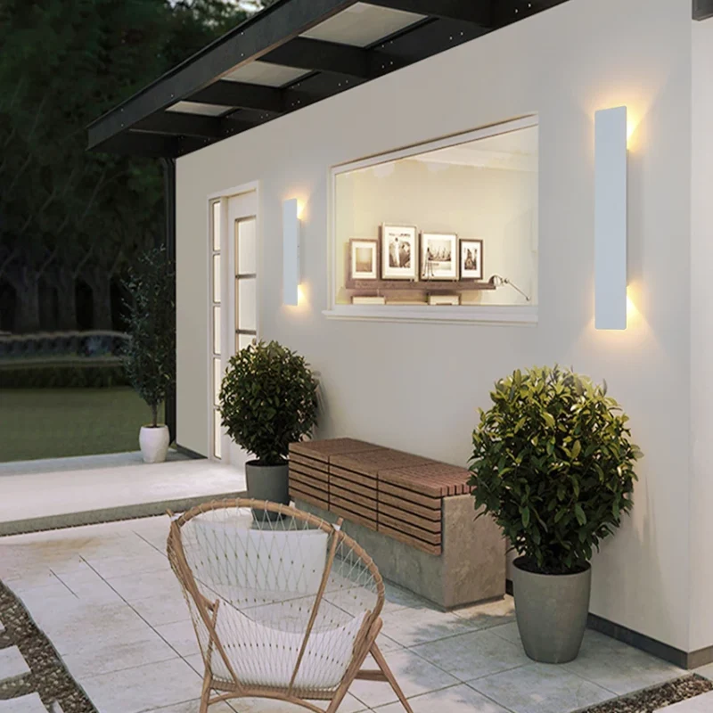 Modern Aluminum Design Outdoor Wall Lights