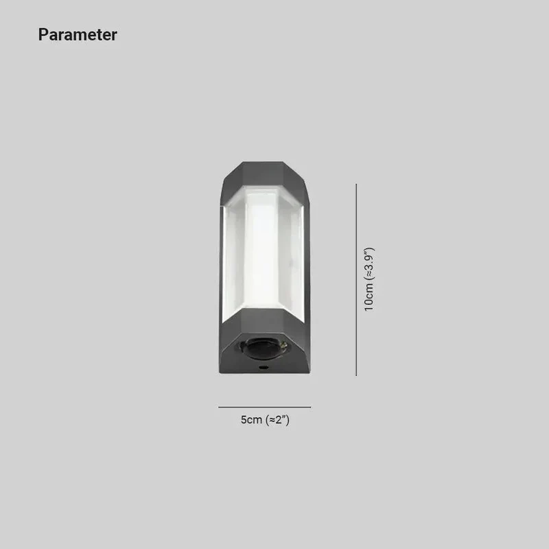 Waterproof Outdoor Metal LED Wall Lamp