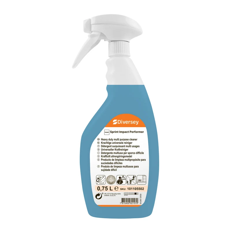 Detergente multiuso per sporco pesante Diversey TASKI Sprint Impact Performer 750 ml DISPONIBILE IN 7 GIORNI LAVORATIVI