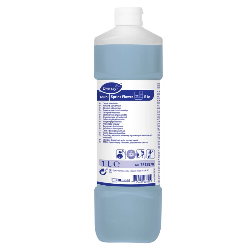 Detergente deodorante Diversey TASKI Sprint Flower 6x1 litro DISPONIBILE IN 7 GIORNI LAVORATIVI