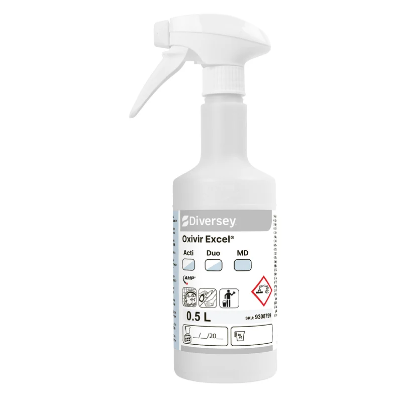 Flaconi con spruzzatore 500 ml per Oxivir Excel Diversey Flaconi per Oxivir Excel 1 pezzo DISPONIBILE IN 7 GIORNI LAVORATIVI