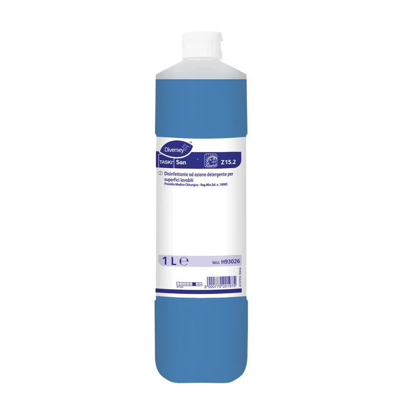 Disinfettante detergente ai sali quaternari Diversey TASKI San Z15.2 6x1 litro DISPONIBILE IN 7 GIORNI LAVORATIVI