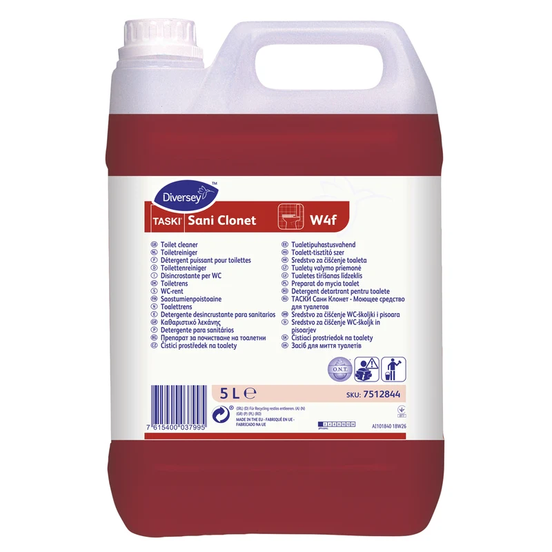 Disincrostante per WC Diversey TASKI Sani Clonet 2x5 litri DISPONIBILE IN 7 GIORNI LAVORATIVI