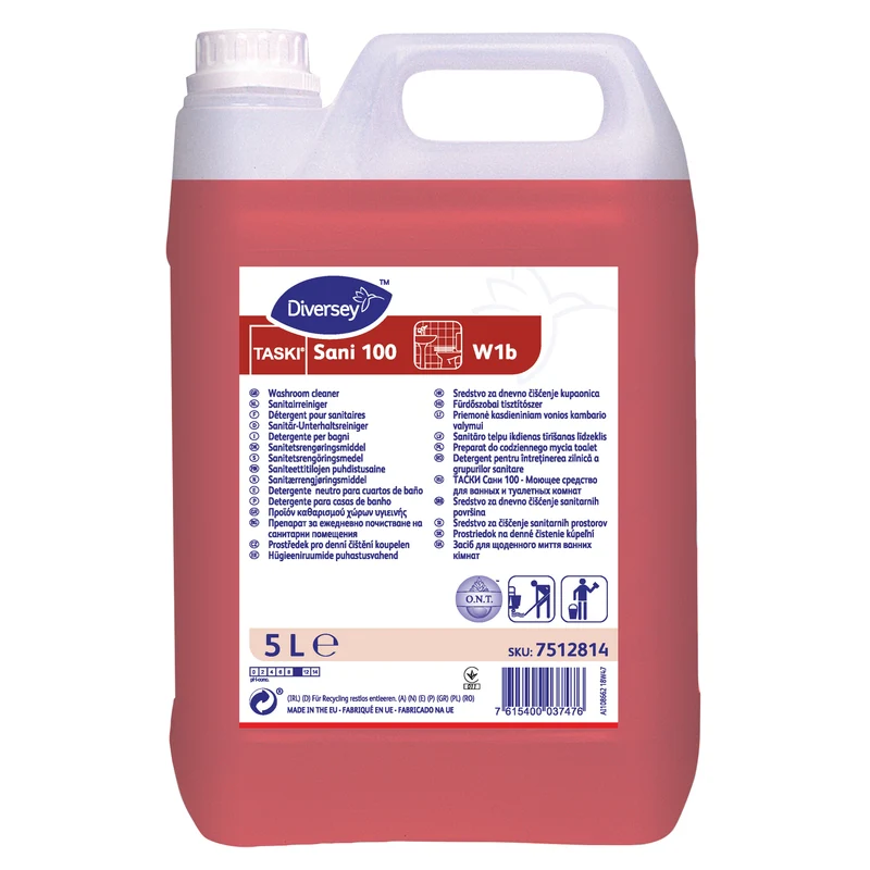 Detergente per bagni Diversey TASKI Sani 100 5 litri DISPONIBILE IN 7 GIORNI LAVORATIVI