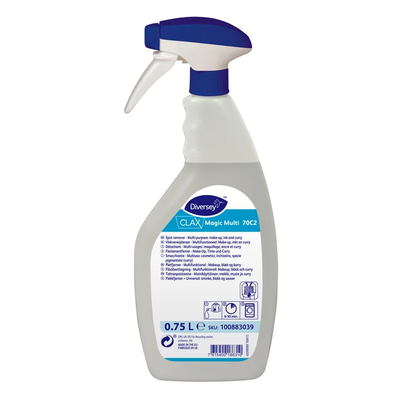 Smacchiante multiuso cosmetici inchiostro spezie Diversey Clax Magic Multi 70C2 750 ml DISPONIBILE IN 7 GIORNI LAVORATIVI