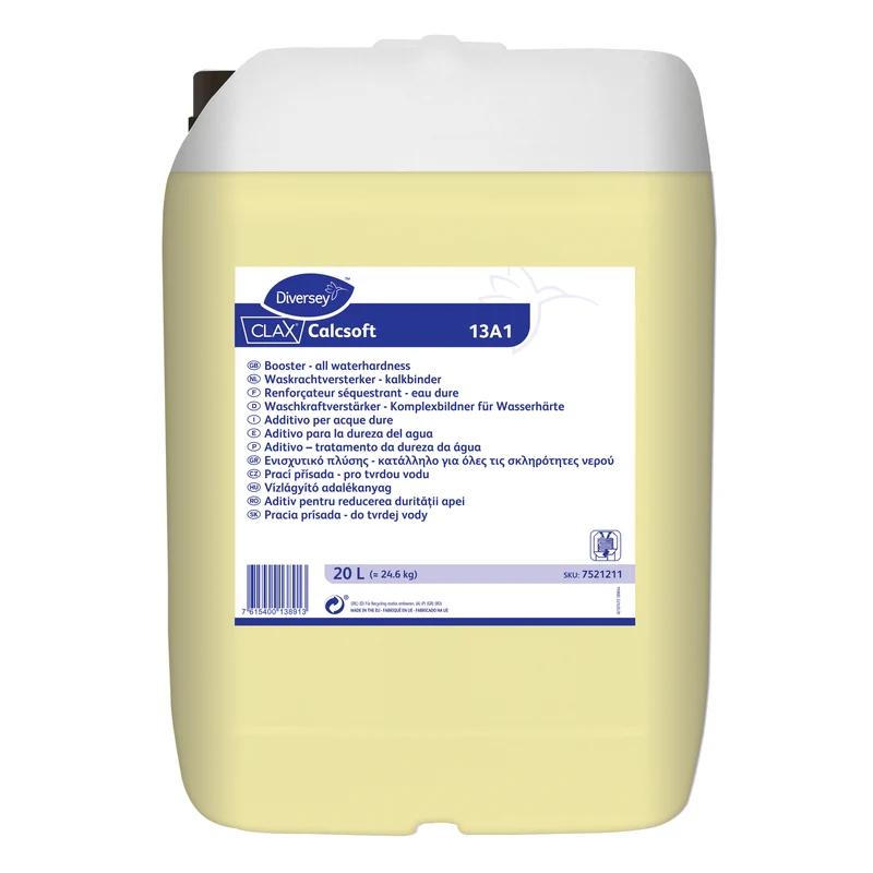 Additivo per acque dure Diversey Clax Calcsoft 13A1 20 litri DISPONIBILE IN 7 GIORNI LAVORATIVI