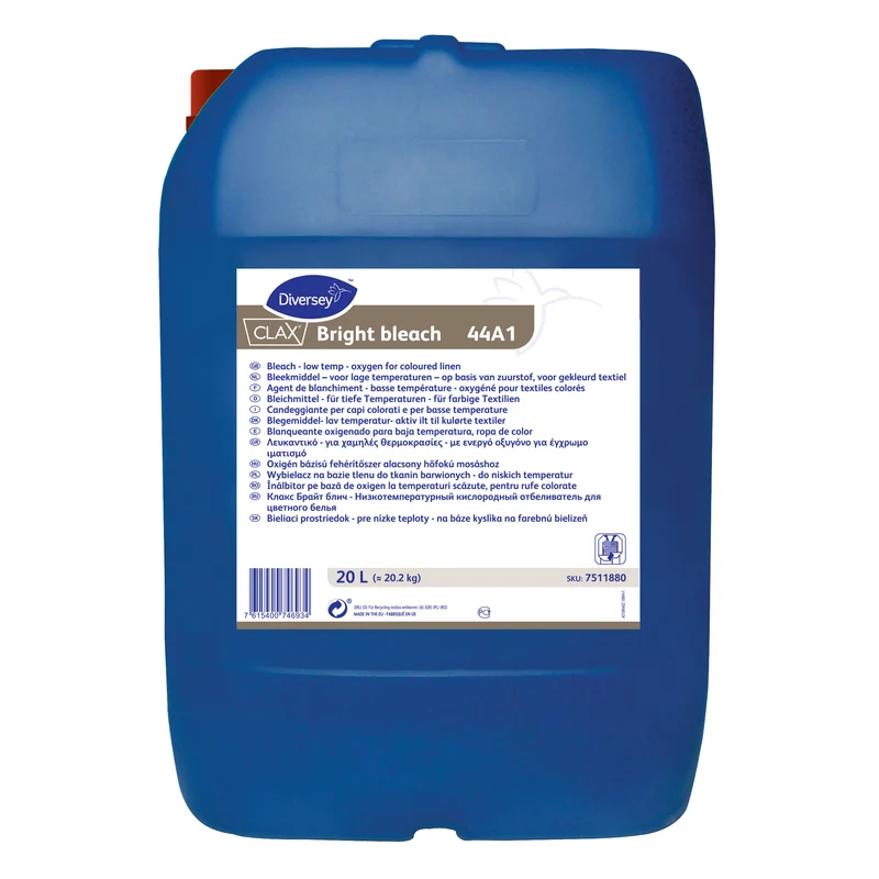 Candeggiante ossigeno per capi colorati Diversey Clax Bright bleach 44A1 20 litri DISPONIBILE IN 7 GIORNI LAVORATIVI