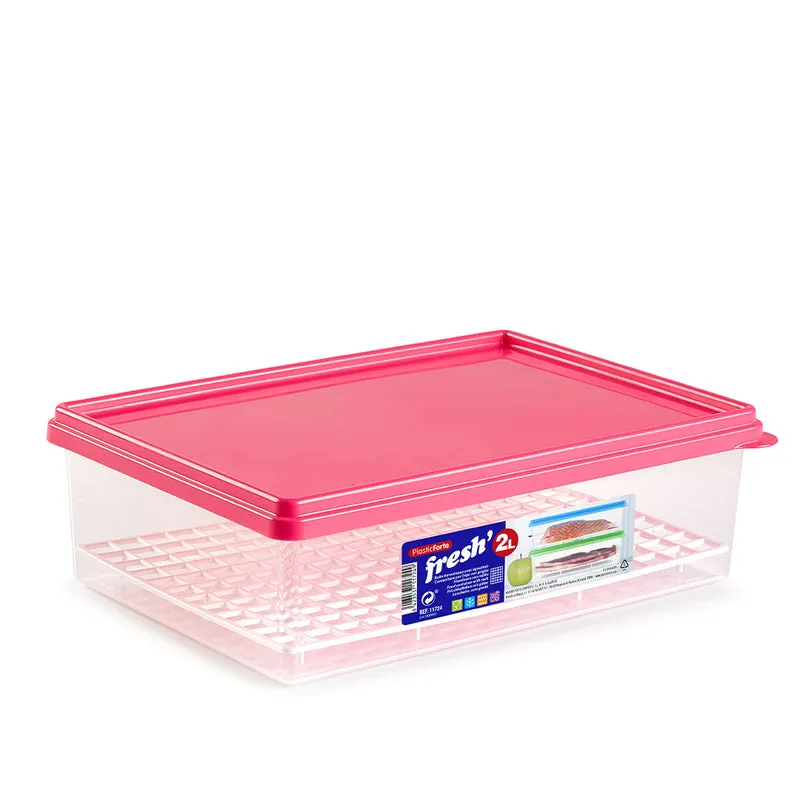PlasticForte® Contenitore Fresh Con Griglia 2L