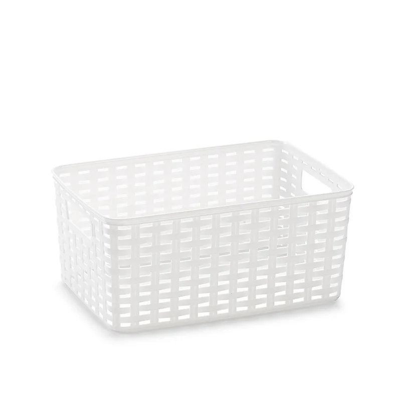PlasticForte® Cesta Rattan 6L 29 X 19,5 Cm