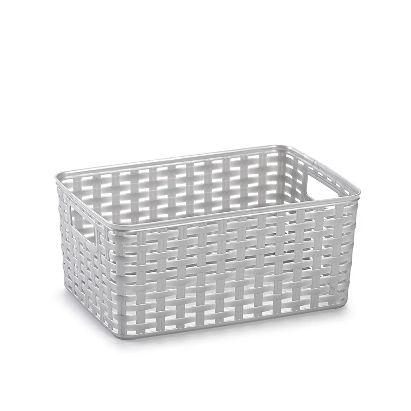 PlasticForte® Cesta Rattan 6L 29 X 19,5 Cm