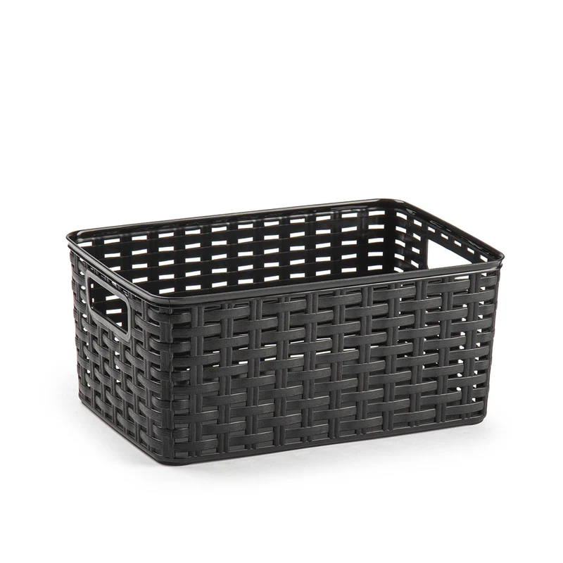 PlasticForte® Cesta Rattan 6L 29 X 19,5 Cm