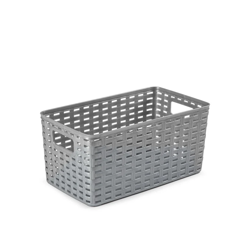PlasticForte® Cesta Rattan 5L 28X17 Cm