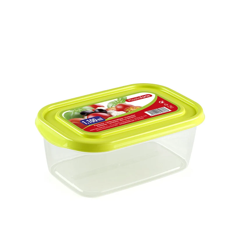 PlasticForte® Contenitore Basic Rettangolare 1,1L