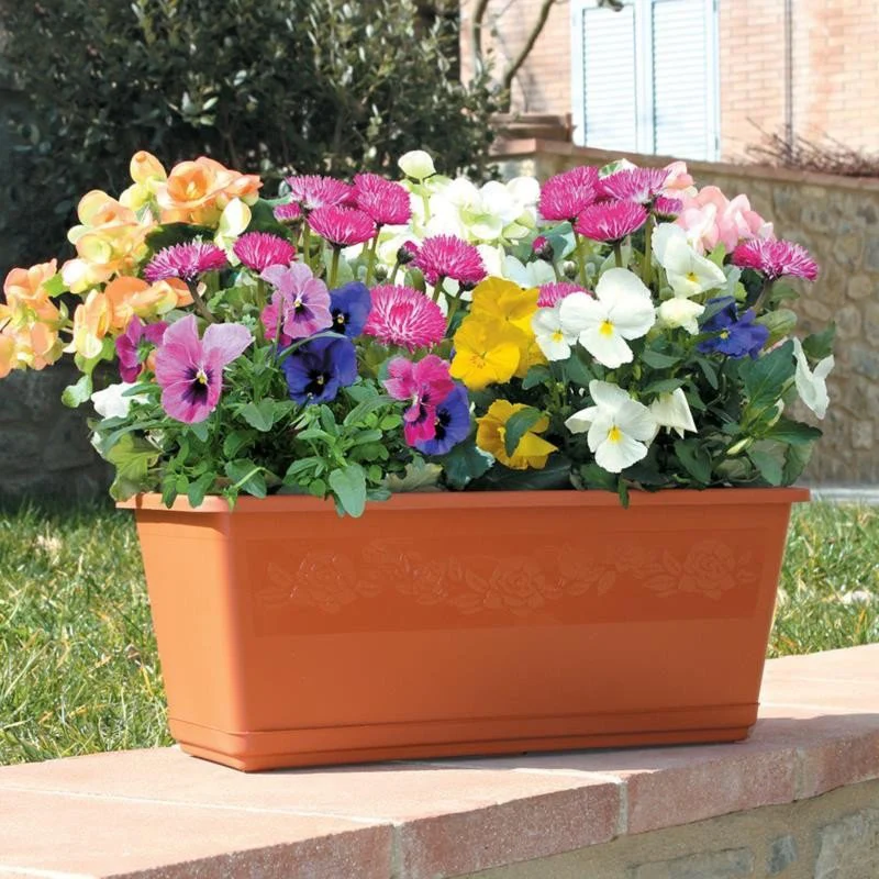 Balconiera Balconella 40 Cm Colore Terracotta