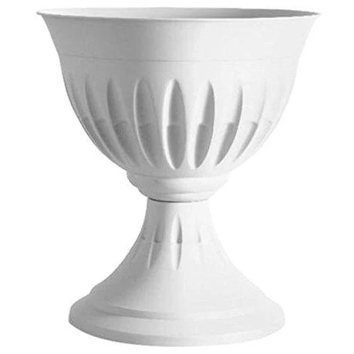 Vaso Per Fiore Alba 43cm Bianco Bama