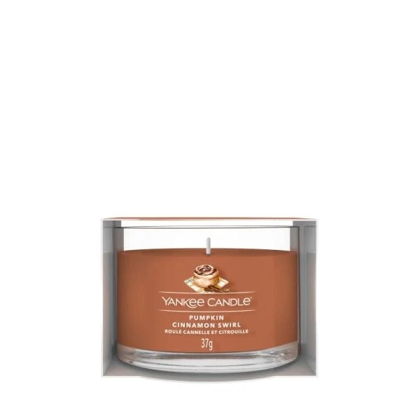 CANDELA VOTIVA, PUMPKIN CINNAMON SWIRL