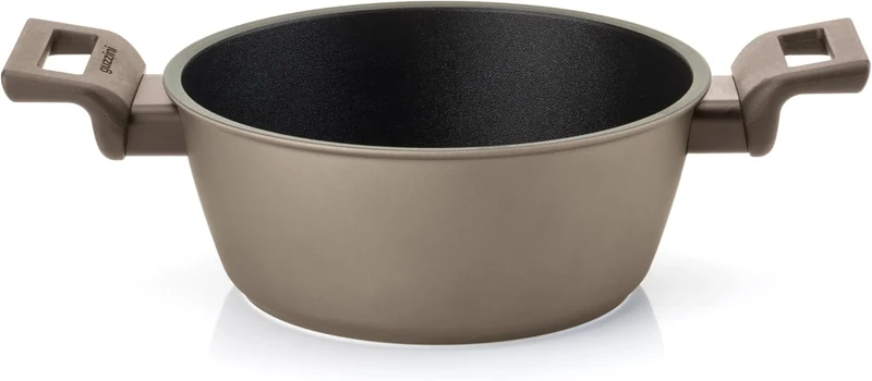 PENTOLA CASSERUOLA CON DOPPI MANICI ⌀24 CM ''COOK&STRONG'' BRONZO