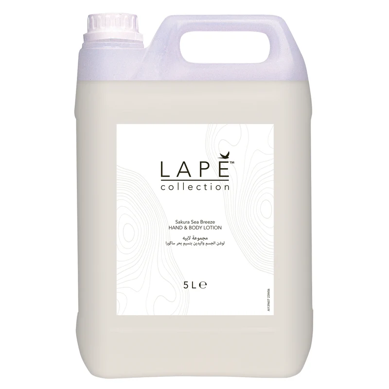 Crema idratante profumata mani e corpo Diversey LAPĒ Collection Sakura Sea Breeze Hand & Body Lotion 2x5 litri DISPONIBILE IN 7 GIORNI LAVORATIVI