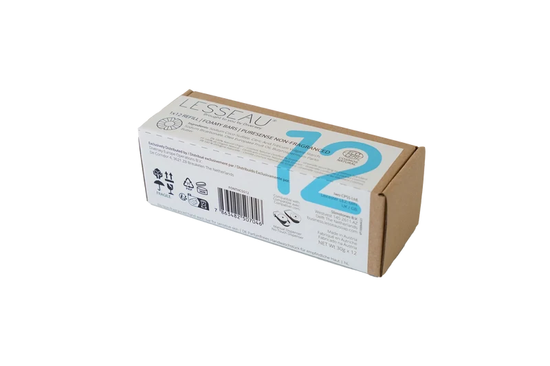 Innovativo lavamani in barrette solide Diversey LESSEAU Hand Wash Foamy Bar PureSense 12 pezzi DISPONIBILE IN 7 GIORNI LAVORATIVI