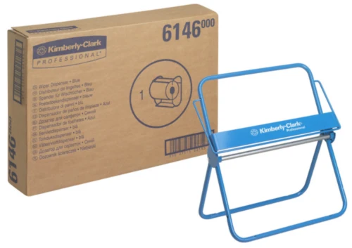 Portabobina da muro/banco Diversey KC Wall Wiper Dispenser Large Roll Blue DISPONIBILE IN 7 GIORNI LAVORATIVI