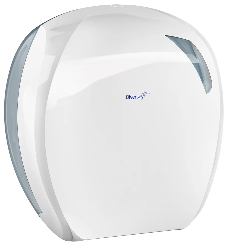 Dispenser per carta igienica in rotolo jumbo Diversey Dispenser Toilet Roll Maxi Jumbo Bianco DISPONIBILE IN 7 GIORNI LAVORATIVI